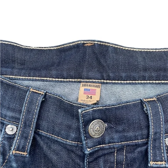 VINTAGE True Religion Jeans Ricky Size 34 - Picture 4 of 5